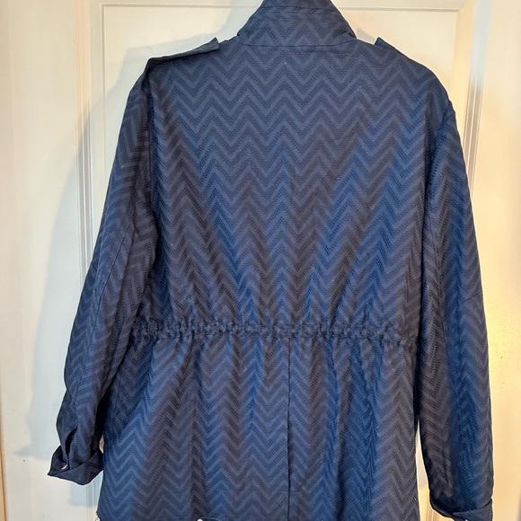 NEW Sass& Bide Navy&Rhinestone Citrone Dreams Drawstring Bling Lightweight Coat - Picture 2 of 11